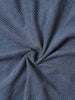 Men's Steel Blue Regular Fit Solid Casual Shirt