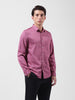 Men's Pink Slim Fit Checked Casual Shirt