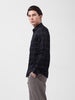 Men's Black Slim Fit Checked Casual Shirt