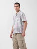 Men's Multicolor Relaxed Fit Printed Resort Wear Shirt
