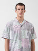 Men's Multicolor Relaxed Fit Printed Resort Wear Shirt