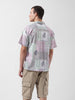 Men's Multicolor Relaxed Fit Printed Resort Wear Shirt
