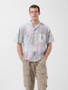 Men's Multicolor Relaxed Fit Printed Resort Wear Shirt
