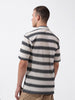 Men's Beige Relaxed Fit Textured Textured Shirt
