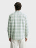 Men's Green Slim Fit Checkered Casual Shirt