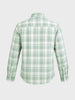 Men's Green Slim Fit Checkered Casual Shirt