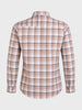 Men's Purple Slim Fit Checkered Casual Shirt