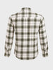 Men's Green Slim Fit Checkered Casual Shirt