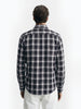 Men's Black Slim Fit Checked Casual Shirt