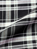 Men's Black Slim Fit Checked Casual Shirt