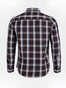 Men's Black Slim Fit Checked Casual Shirt