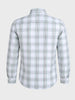 Men's White Slim Fit Checkered Casual Shirts
