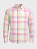 Men's Multicolor Slim Fit Checkered Casual Shirts