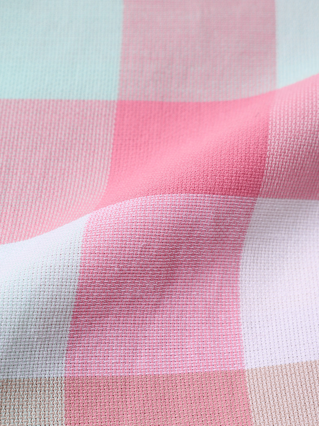 Men's Multicolor Slim Fit Checkered Casual Shirts