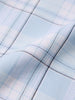 Men's Blue Slim Fit Checked Casual Shirt