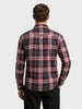 Men's Black Slim Fit Checked Casual Shirt