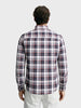 Men's Black Slim Fit Checked Casual Shirt