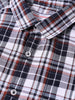 Men's Black Slim Fit Checked Casual Shirt