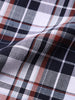 Men's Black Slim Fit Checked Casual Shirt