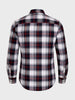 Men's Black Slim Fit Checked Casual Shirt