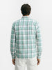 Men's Green Slim Fit Checked Casual Shirt