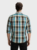 Men's Brown Slim Fit Checked Casual Shirt