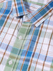 Men's White Slim Fit Checked Casual Shirt