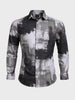 Men's Brown Slim Fit Printed Casual Shirt