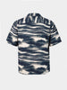 Men's Multicolor Relaxed Fit Printed Resort Wear Shirt