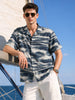Men's Multicolor Relaxed Fit Printed Resort Wear Shirt