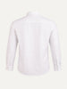 Men's White Slim Fit Solid Casual Shirt