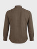 Men's Khaki Slim Fit Solid Casual Shirt