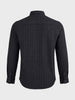 Men's Black Slim Fit Solid Casual Shirt