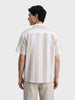 Men's Beige Relaxed Fit Solid Resort Wear Shirt