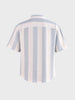 Men's Blue Relaxed Fit Solid Resort Wear Shirt