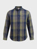 Men's Green Slim Fit Checkered Casual Shirts