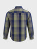 Men's Green Slim Fit Checkered Casual Shirts