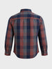 Men's Brown Slim Fit Checkered Casual Shirts