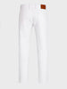 Men's White Slim Fit Solid Casual Jeans