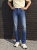Men's Blue Slim Fit Solid Casual Jeans