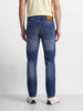 Men's Blue Slim Fit Solid Casual Jeans