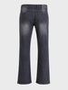 Men's Grey Regular Fit Solid Casual Jeans