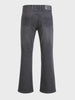 Men's Grey Bootcut Fit Solid Casual Jeans