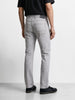 Men's Grey Bootcut Fit Solid Street Wear Jeans