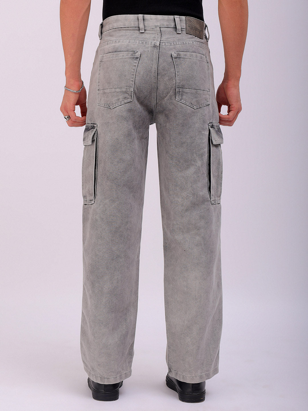 Shop Men's Solid G365 Relaxed Fit Cargo Denim Online.