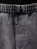 Men's Grey Baggy Solid Mid-Rise Denim Joggers