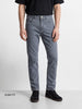 Men's Blue Slim Fit Solid Casual Trousers