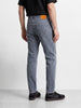 Men's Blue Slim Fit Solid Casual Trousers