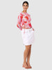 Women's Multicolor Regular Fit Party Wear Top