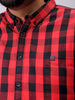 Men's Plus Size Checked Casual Shirt